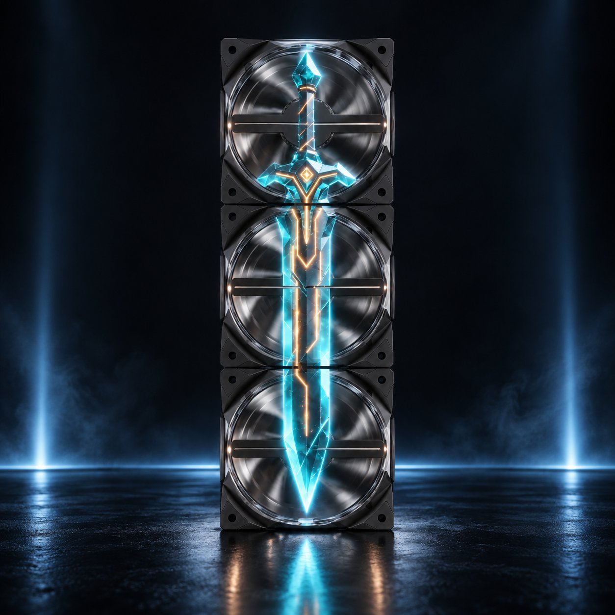 12cm radiator display array
